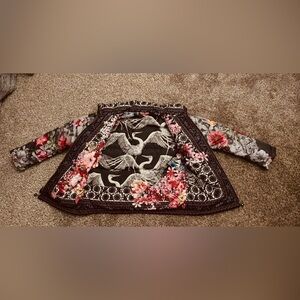 Reversible Johnny Was Durable Crane Jacket